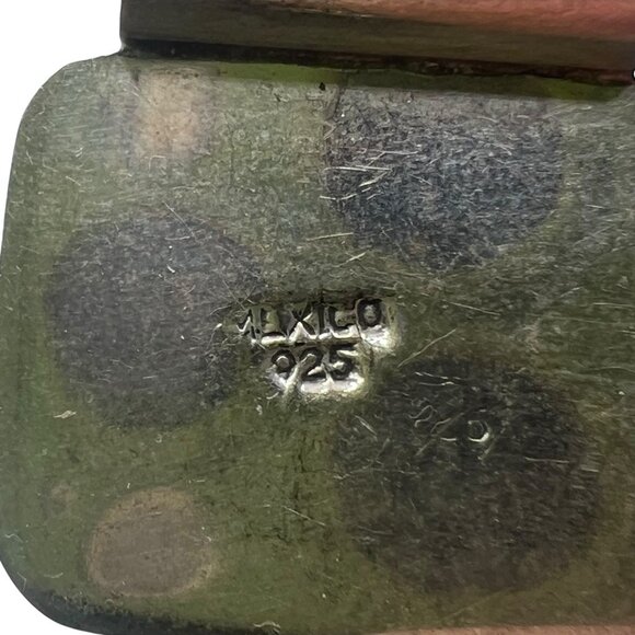 Mexico 925 Turquoise Pendant Lot Sterling Silver Southwestern Boho Artisan VTG - Picture 6 of 13